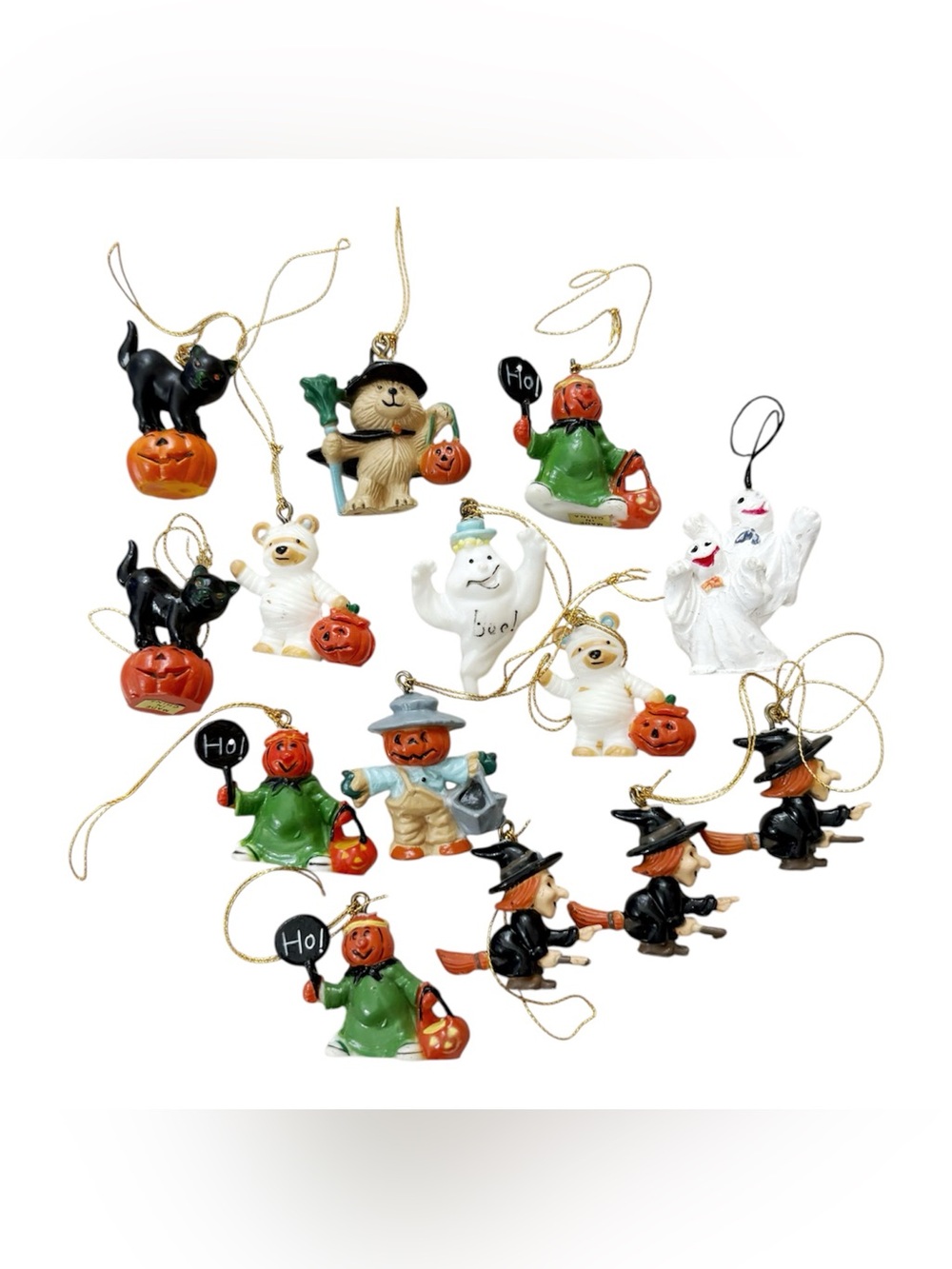 Vintage Halloween Mini Ornament Lot